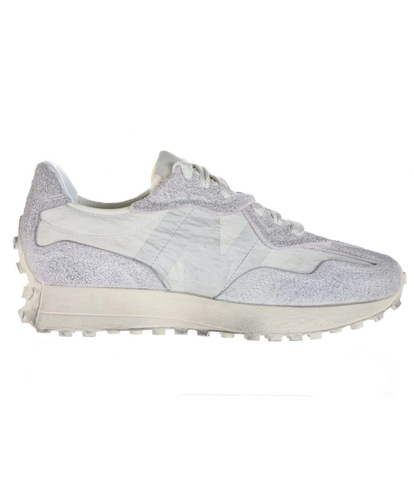 New Balance Mens 327 Warped Trainers in Grey Leather (archived) - Size UK 8